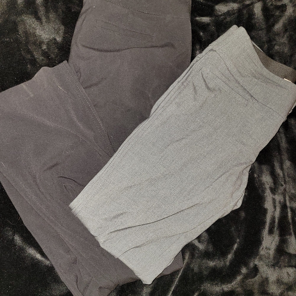 Gray and Black Juniors Dress Pants - Picture 2 of 7